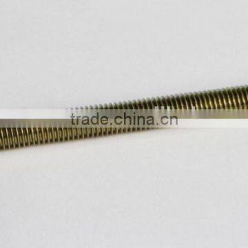 Yellow zinc Threaded rods DIN976