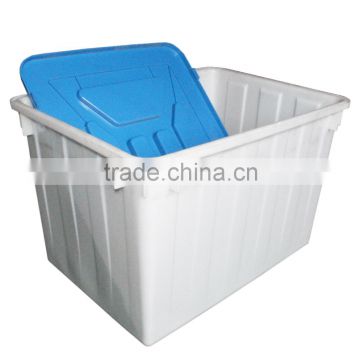 Large plastic crate for garment factory