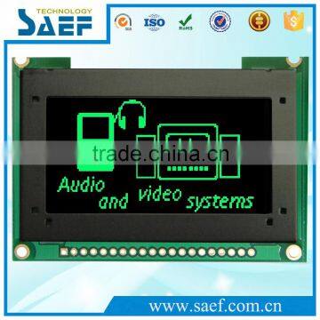 Wide viewing angle 128x64 dots with green Graphic OLED panel