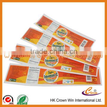 Peelable brand paper sticker supplier