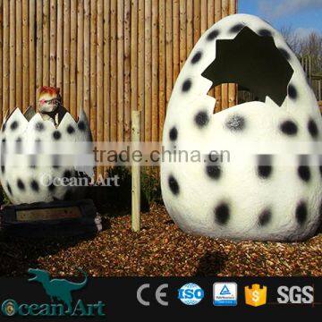 High Quality Life-size Fiberglass Dinosaur Egg photo-3