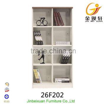 Corner Wooden Bookcase Home Furniture Bookcase With Cabinet Base 26F202