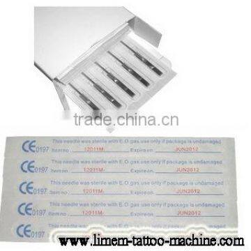 tattoo needle sterilized