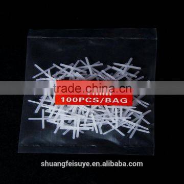 hot sale 1mm plastic tile spacer cross for ceramic tile