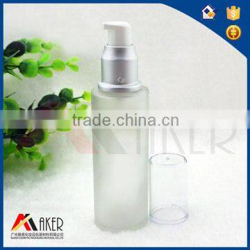 30ml frosted olive oil bottle with silver sprayer