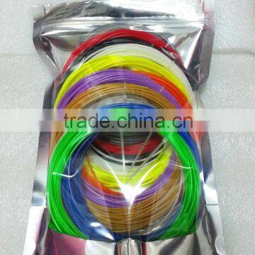 3D Pen Filament 1.75mm 6 Meter 12 color ABS, ABS Filament For 3D Art Pen, 3D Magic Pen, 3D Drawing Pen, 3D Printing Pen