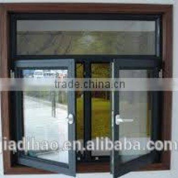 aluminium double swing windows
