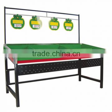 High Quality Corrosion Protection Fruit Vegetable Display Rack