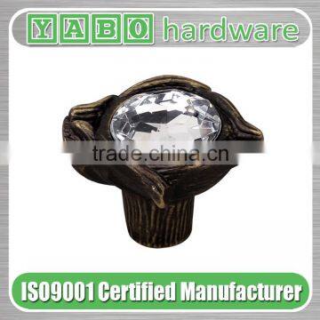 Export Zinc Alloy Crystal Rhinestone Furniture Handles and Knobs