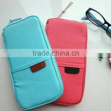 New arrival casual wallet leather card holder id card holder passport holder