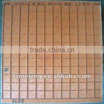 Moulding plastic for glass mosaic