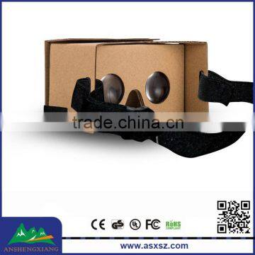 Hot Selling DIY 3D Google Cardboard box With NFC Custom Logo Print Google cardboard 3D vr glasses for promotional gifts