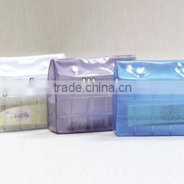 Clear PVC heat sealed zipper plastic packaging bag