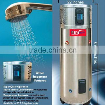 Split heat pump water heater