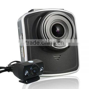 2.4 Inch TFT Screen 1080P Full HD 5.0M Pixel Dual Camera Lens WDR HDMI Car DVR