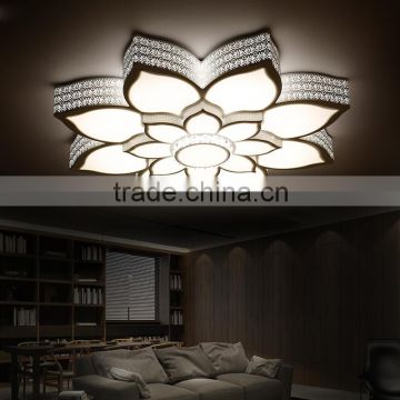 2016 Iron LED Ceiling Light Lotus Shaped Acrylic LED Ceiling Lamps