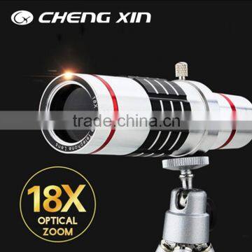 photographer Popular 18X telescope objective telesope lens for phone with universal clip zoom lens                        
                                                Quality Choice