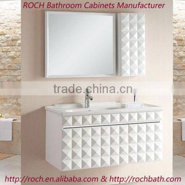 ROCH 2010 European Style Bathroom Vanity White Wash Vanity