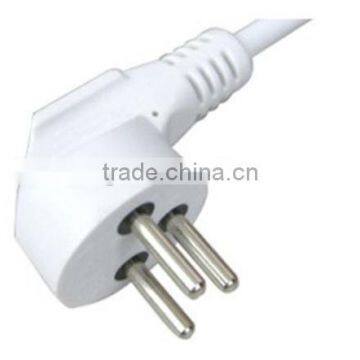 Israel standard ac power cord 3 pin cable