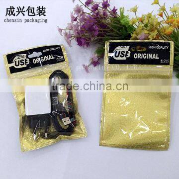 Printing Usb Cable & Charger Packaging Tape Manufacturer/packaging Plastic Bags for Battery/earphone Line photo-4