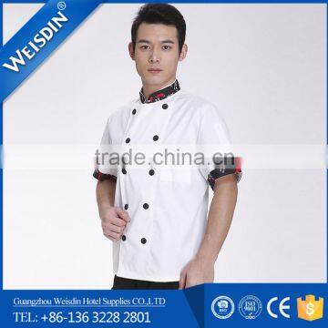 peral buttons burgundy color short sleeve unisex long sleeve executive chef coat chef jacket