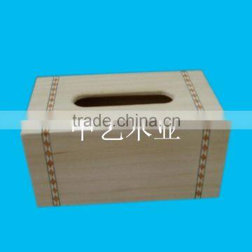 Trade Assurance Hot Sale Decorative Wooden Box Tissue / Wooden Napkin Holder photo-3