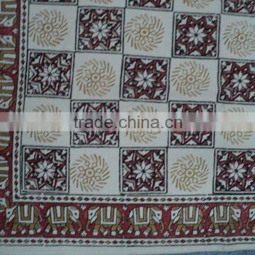 Single Bed Bed-sheets & Covers in Block Prints / 100% Powerloom Cotton Fabric Bed-sheets photo-3
