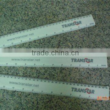 High Quality Plastic ruler OEM logo design colorful printing ps plastic ruler 30cm