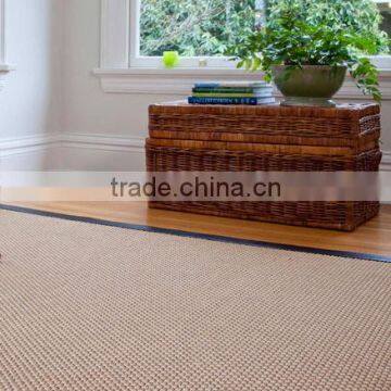 Good Cheap Price cotton Backing Sisal Carpet for dining room carpet