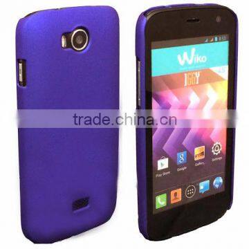 for wiko iggy high quality blue colorful rubber painting case factory price