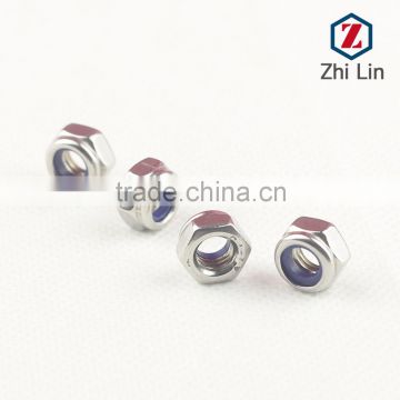 Stainless steel 304 nylon insert lock nuts