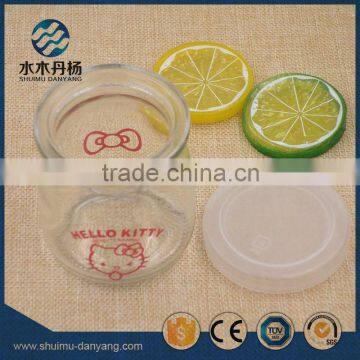 150ml Clear Wide Mouth Pudding Bottle Glass Milk Bottle photo-5