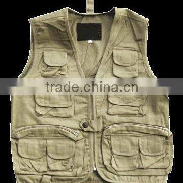 man camouflage shooting vest