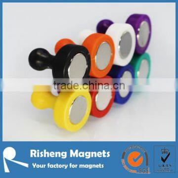 green yellow black white blue orange purple red pink grey magnetic thumbtack