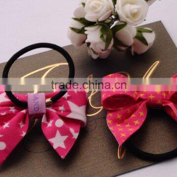 Top Selling Cute Bowknot Hair Accessories For Women Scrunchy, Leather Headbands Elastic Hair Bands photo-5