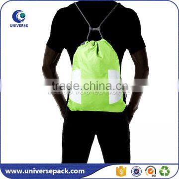 Nylon drawstring backpack sport bags