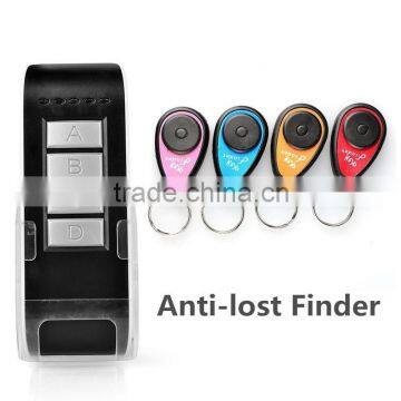 Utility RF Wireless Anti-lost Finder with 4 Receivers Remote Control Key Wallet Phone Finder