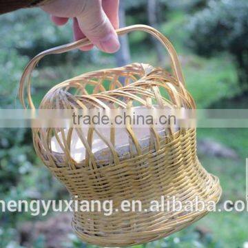 Handwoven Bamboo Decorative Basket for Planting photo-2