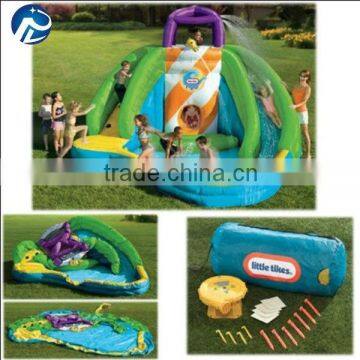 funny backyard inflatable water slide for kids