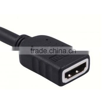 6 Inch Gold Plated CABLE HDMI to HDMI Male to Female HDMI Cable