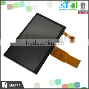 standard and customized ttl/mcu/mddi interface 7 inch capacitive touch screen