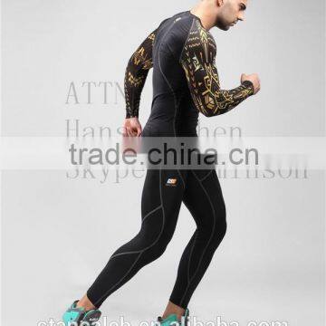 Wholesale Custom Fitness Men's China Gym Compression Wear T Shirt photo-4