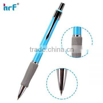 HR-Y389 blue mechanical pencil with grey rubber grip for school