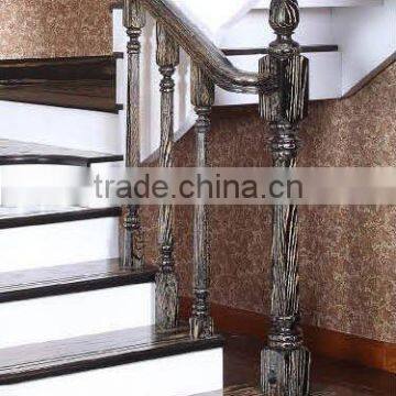 Wooden Stair Handrail and Balustrade
