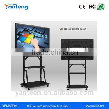 10points IR touch screen 55inch interactive touch all in one pc with dual system
