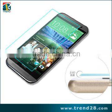 9H 2.5D 0.3mm tempered glass screen protector for HTC ONE M9