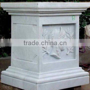 Royal Manor Design Natural Stone Granite Marble Column Base photo-5