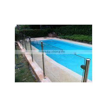 frameless glass pool fencingwith 3C and ISO certificate