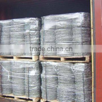 hot dipped galvanized barded wire