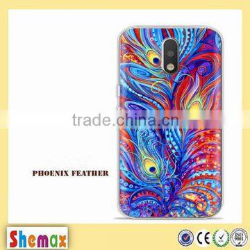 Cute cartoon design printing customize TPU case for motorola moto g4/g4 plus